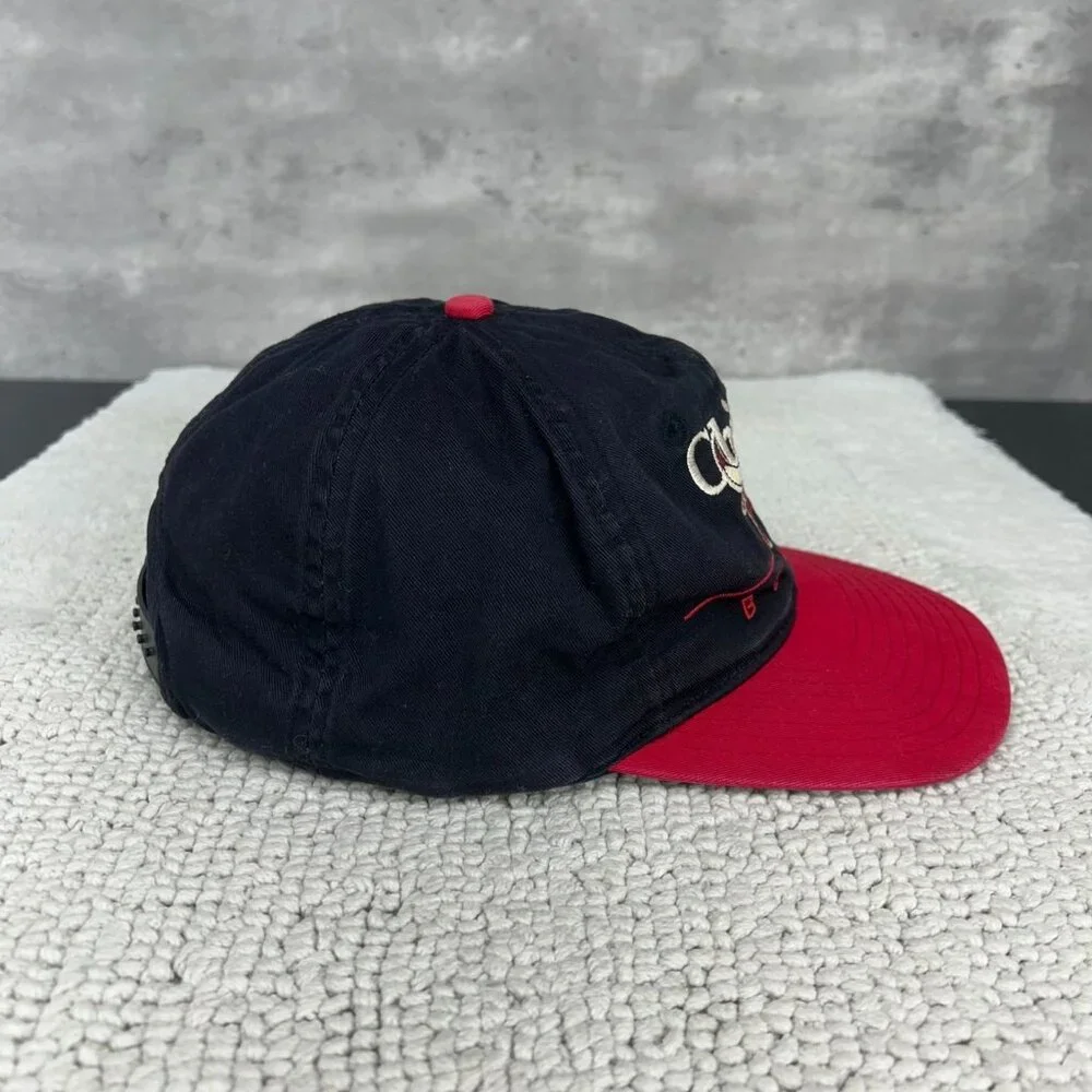 Vintage Chicago Bulls Snapback Hat OSFA Two Tone‎ Embroidered Cap NBA Basketball